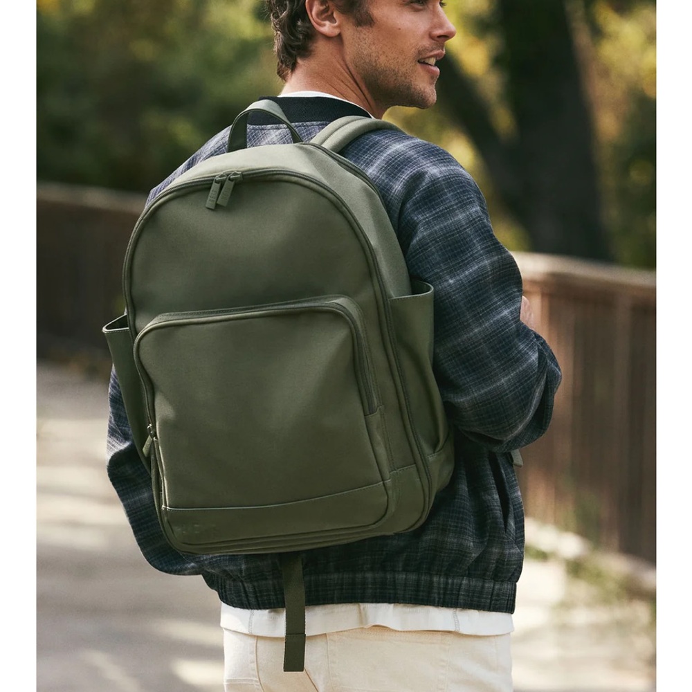 BEIS The Backpack - Limited Edition Olive Green EUC - Picture 12 of 12